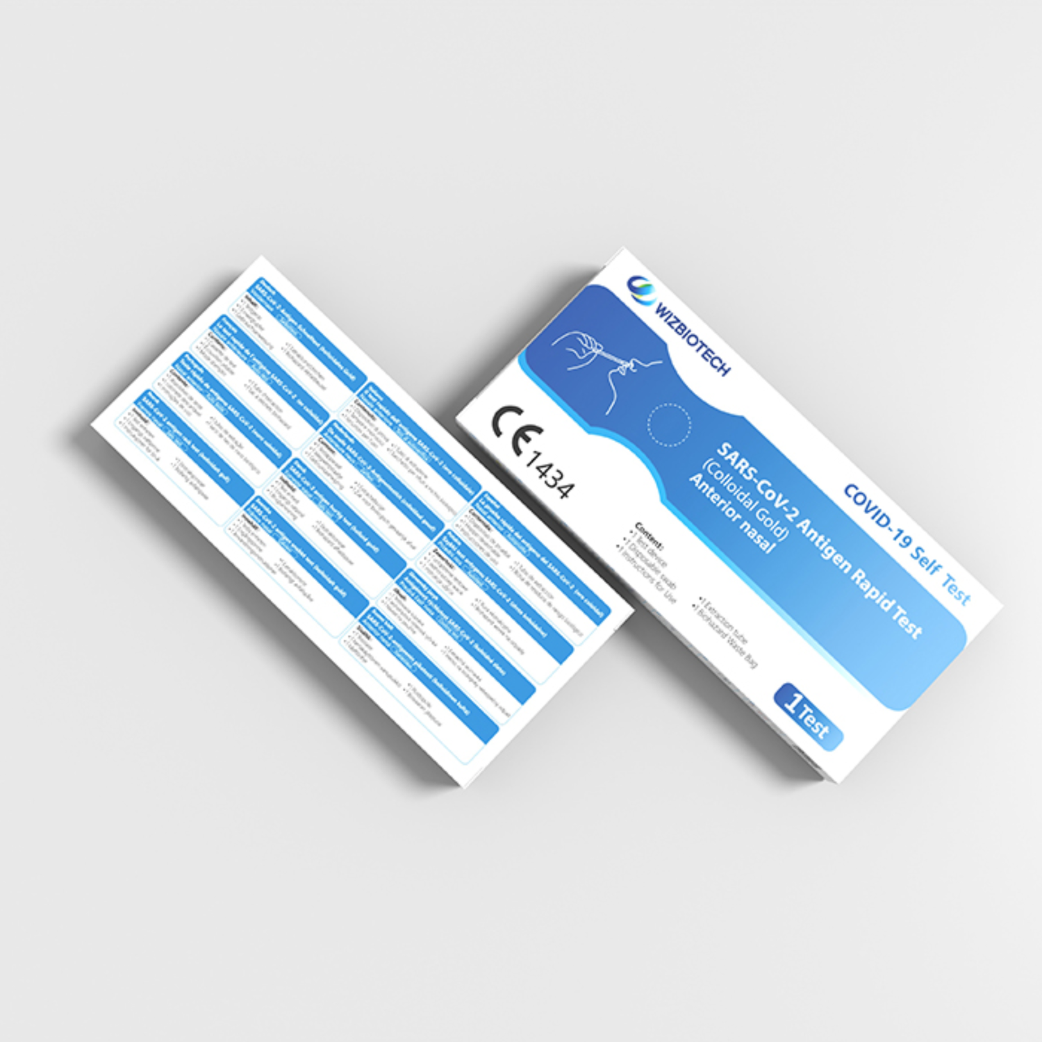 Test rapido COVID-19 WizBiotech certificato CE